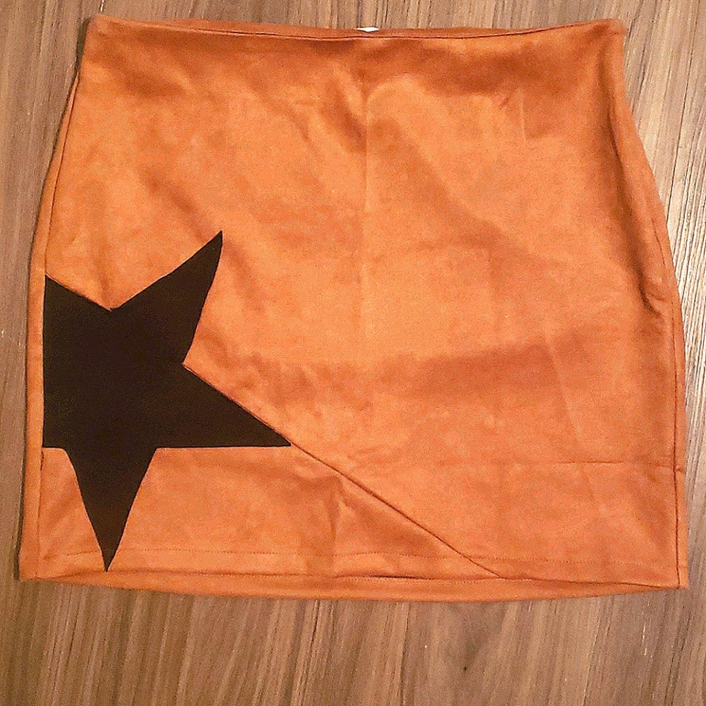 Suede Skirt